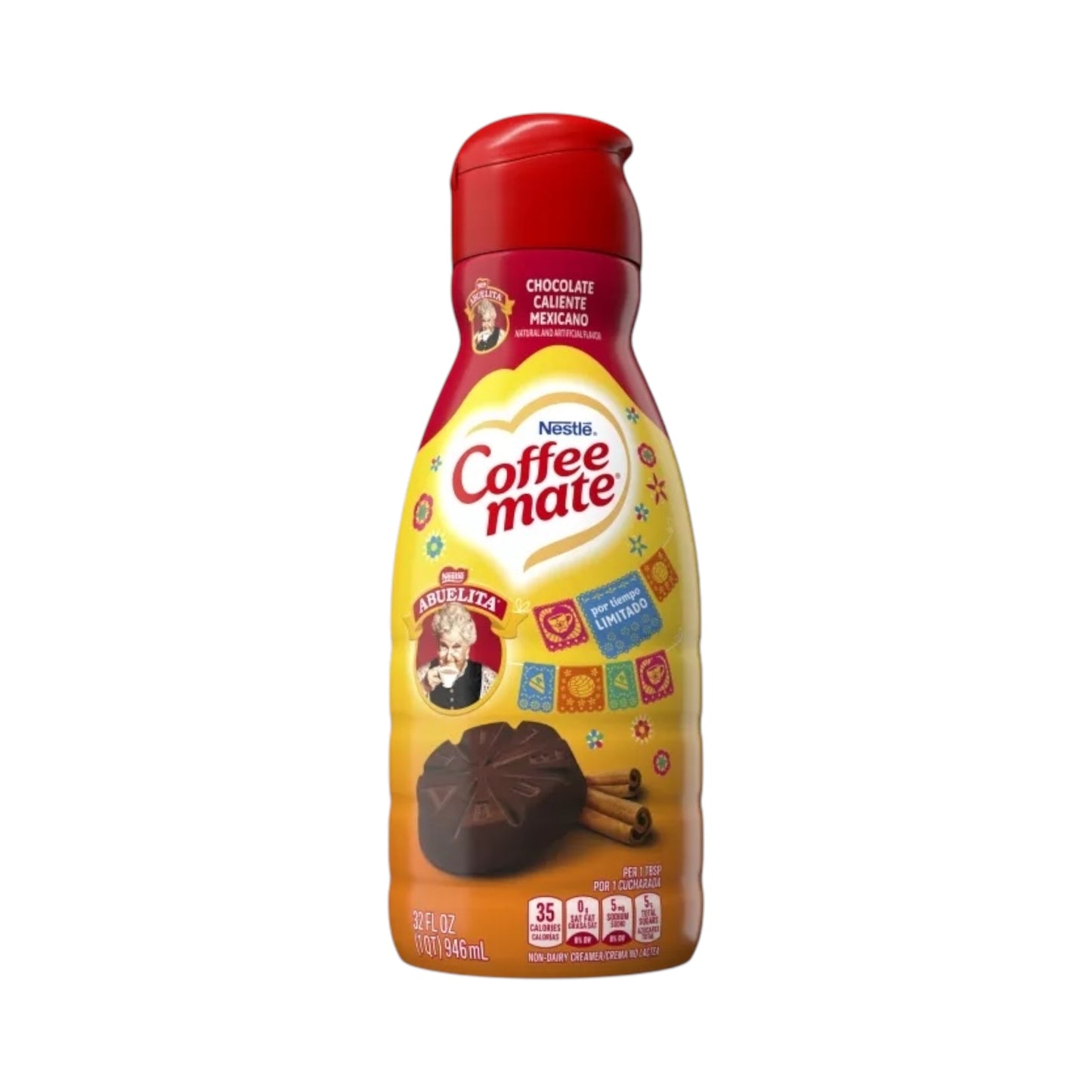 Coffee Mate Abuelita Mexican Hot Chocolate Liquid Creamer - 32oz (946ml)