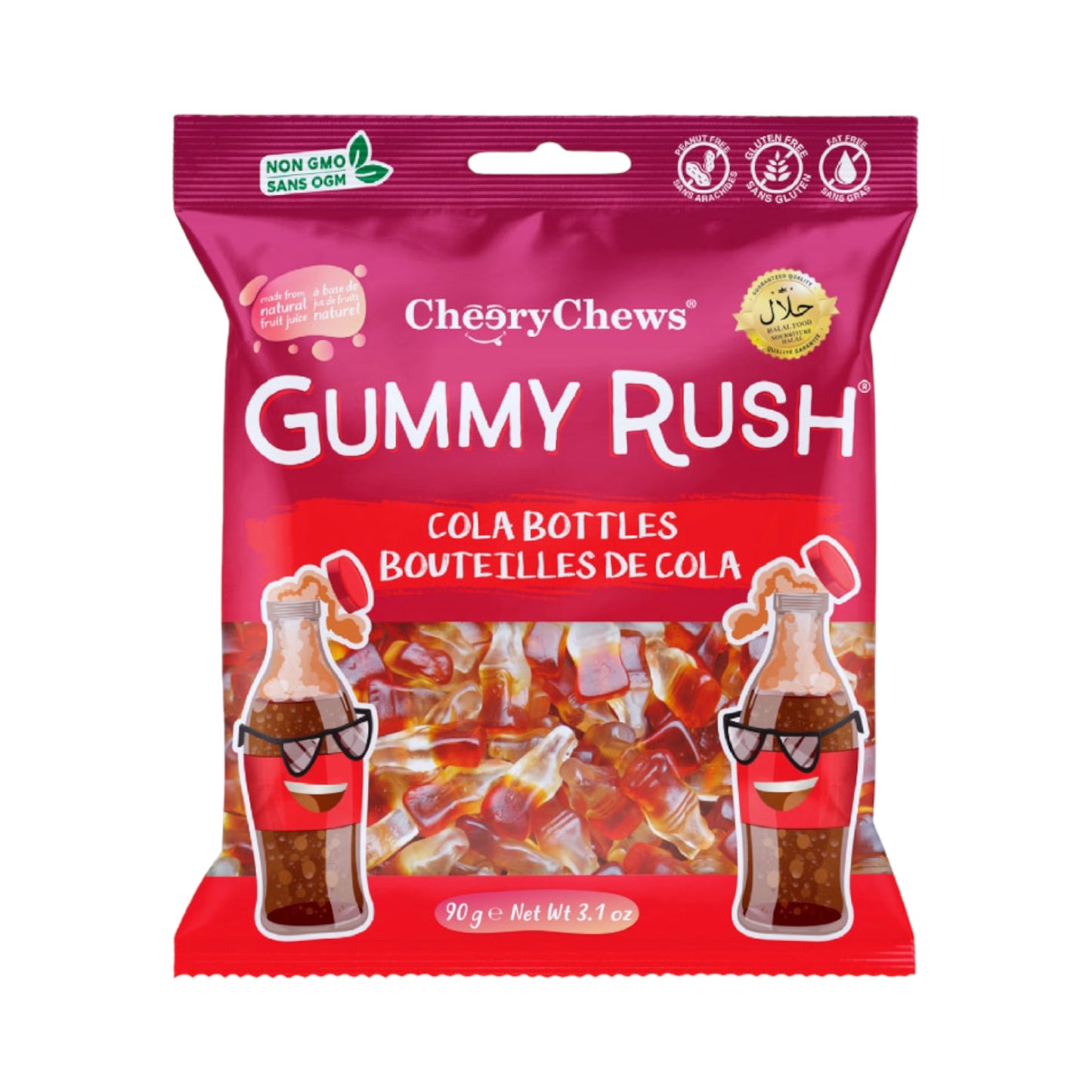 Gummy Rush Cola Bottles - 3.1oz (90g)