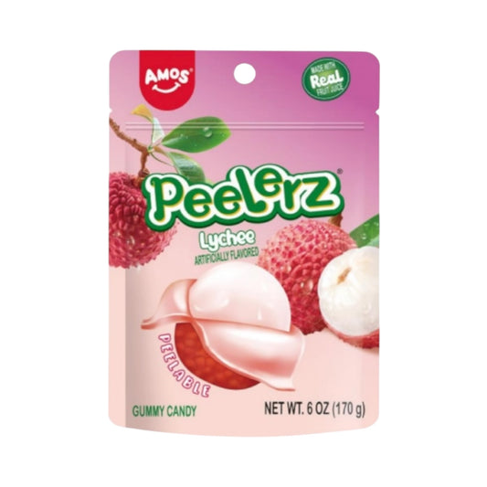 Amos Peelerz Gummy Lychee - 6oz (170g)