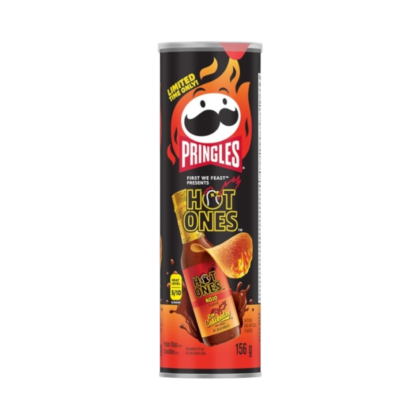 Pringles Hot Ones Rojo - 156g [Canadian]