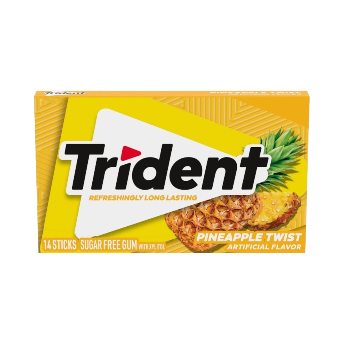 Trident Pineapple Twist Gum - 14pc