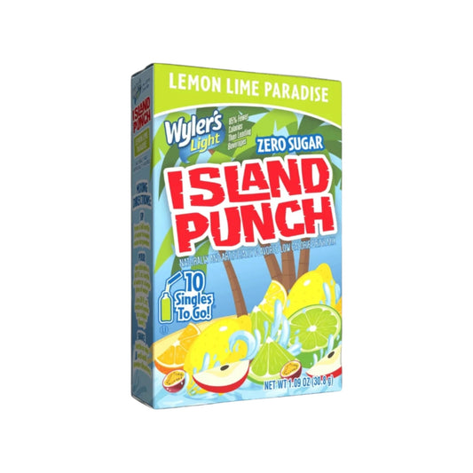 Wyler's Light Singles To Go Island Punch Lemon Lime Paradise 10-Pack - 1.09oz (30.8g)