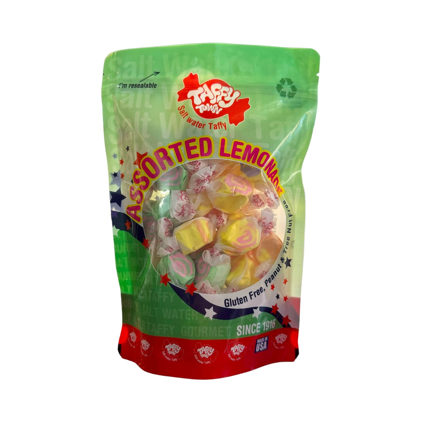 Salt Water Taffy - Assorted Lemonade - 250g