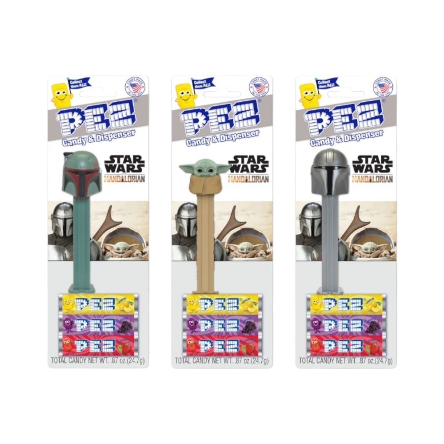 Pez Mandalorian Blister Pack - 0.87oz (24.7g)