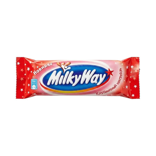 MilkyWay Strawberry Chocolate Bar - 26g [Russia]