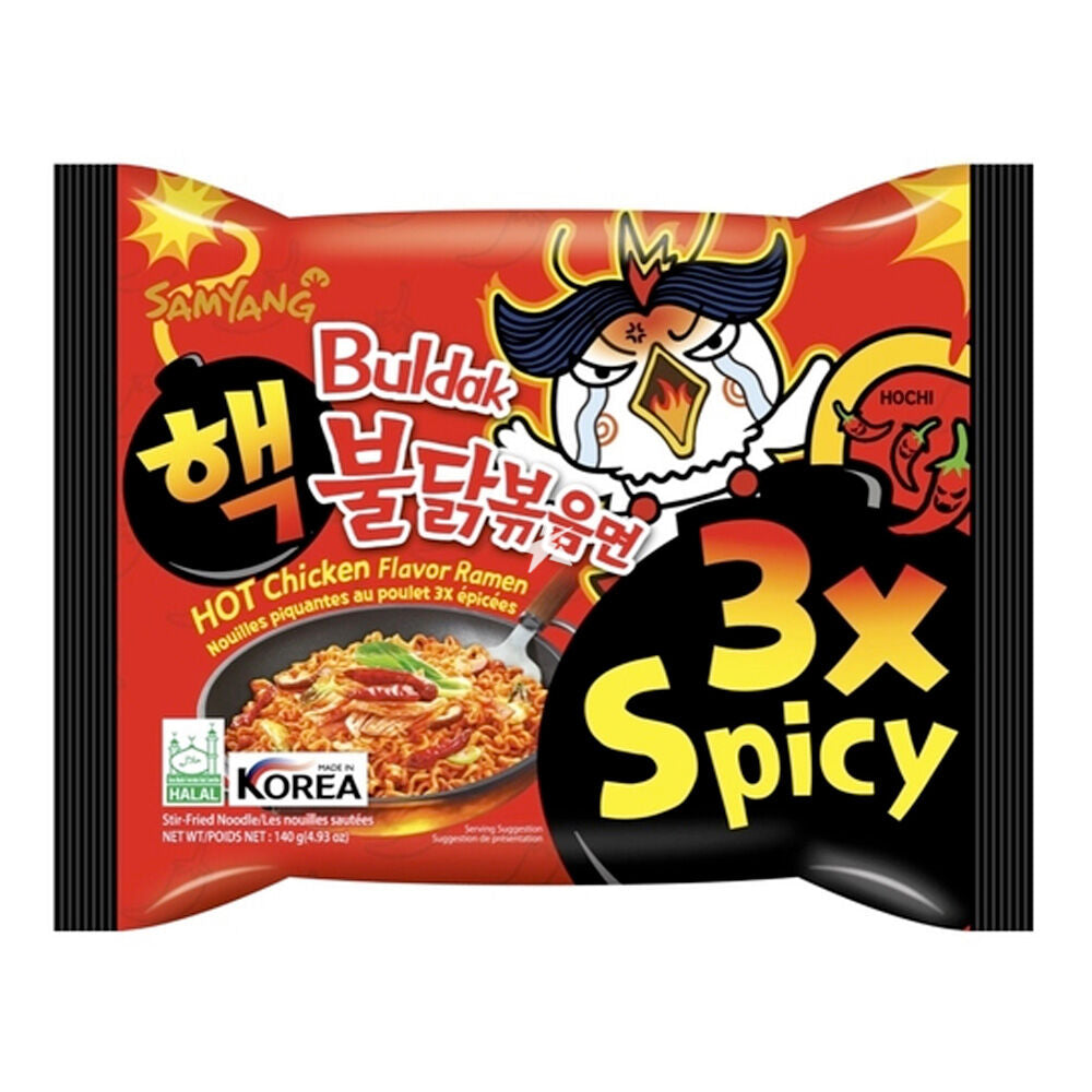 SAMYANG Buldak Spicy Hot (3x Spicy) Chicken Flavour Ramen Noodles