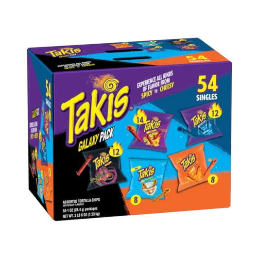 Takis Galaxy Variety Pack - 28g - 54CT [Canadian]