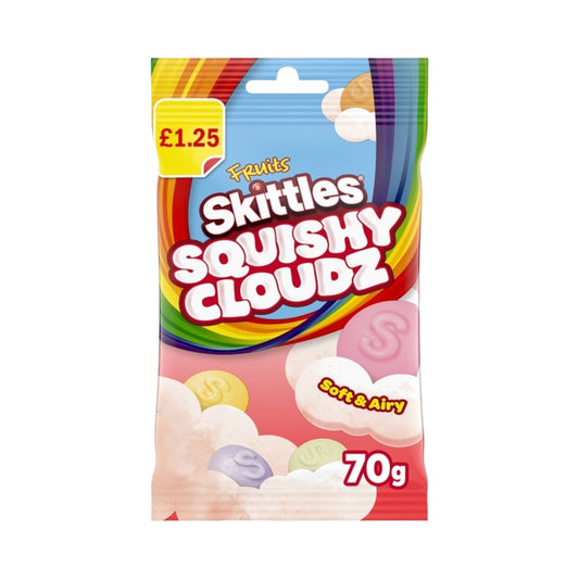 Skittles Squishy Cloudz - 70g (PMP £1.25)