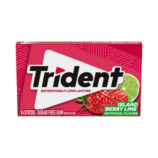 Trident Island Berry Lime Gum - 14pc
