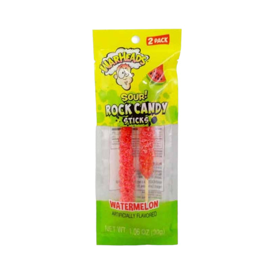 Warheads Sour Rock Candy Sticks Watermelon - 1.06oz (30g)