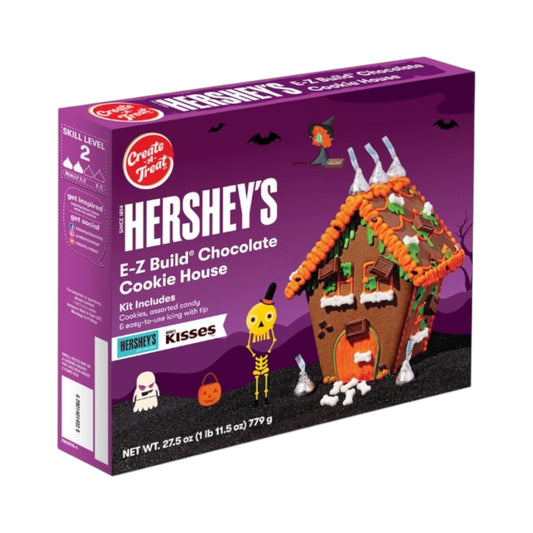Create-A-Treat Hershey's E-Z Build Halloween Chocolate Cookie House - 27.5oz (779g) ** BBD 01/02/26 **