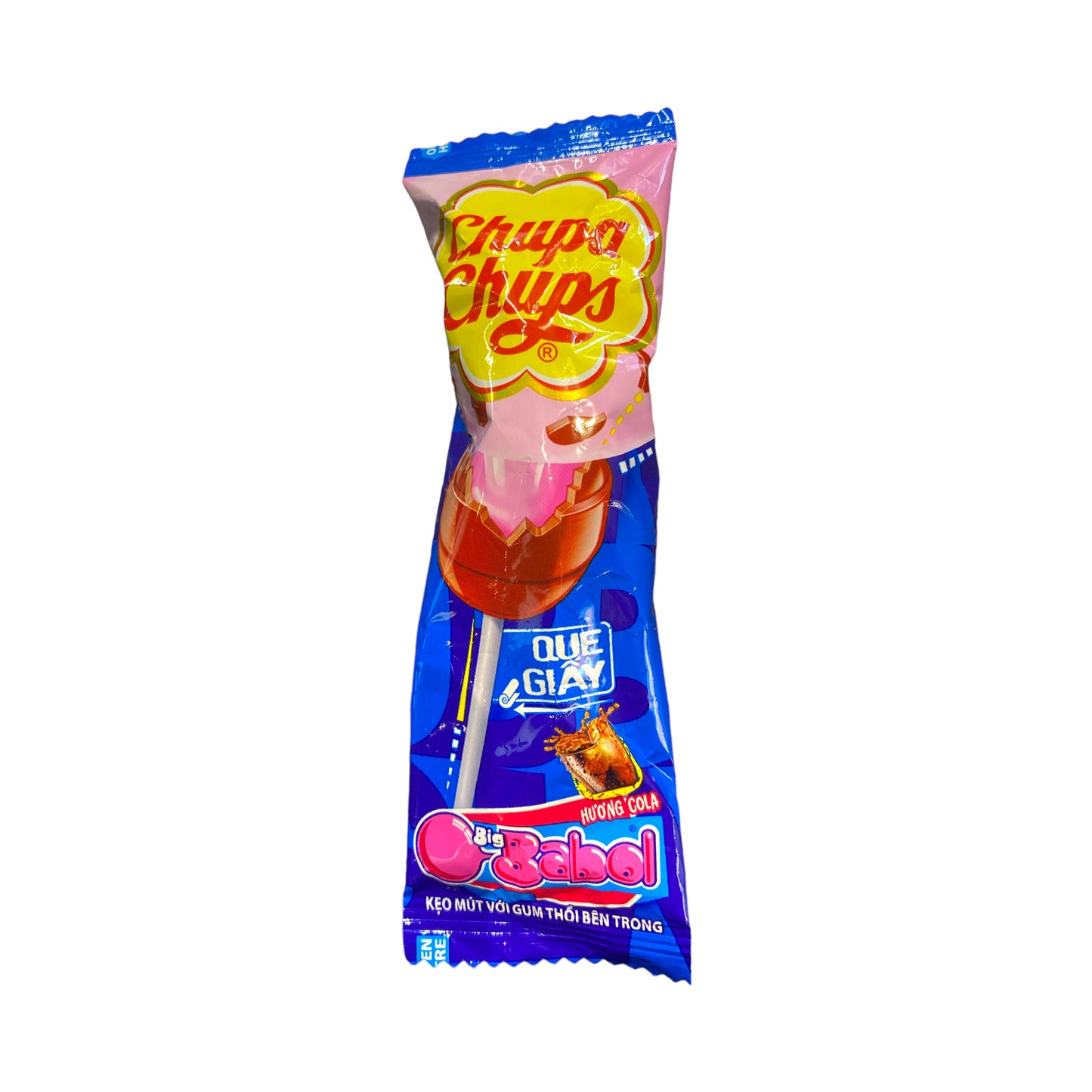 Chupa Chups Lollipops Filled Gum Cola - 12g