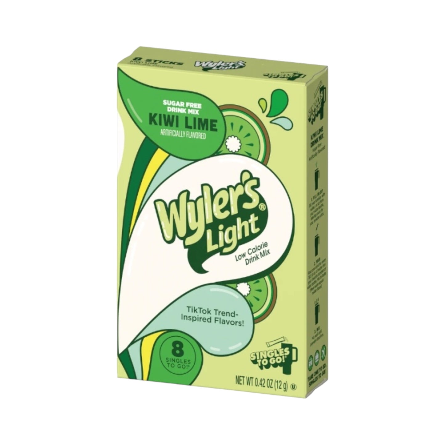 Wyler's Light Singles To Go Watertok Kiwi Lime - 0.42oz (12g)