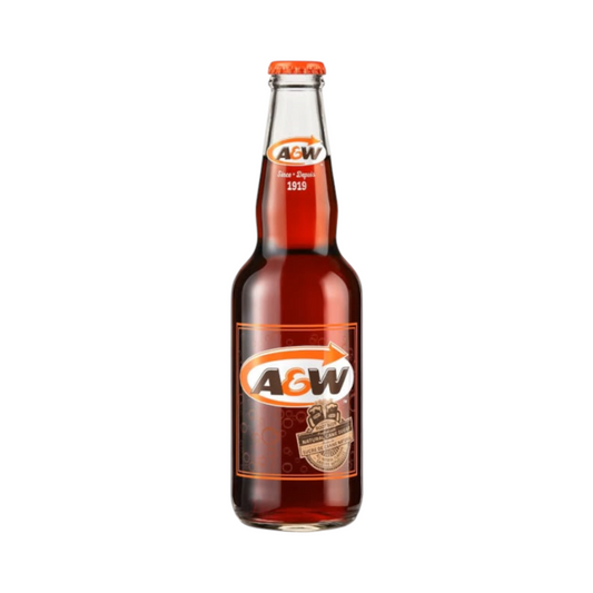 A&W Root Beer (Glass Bottle) - 341ml [Canadian]
