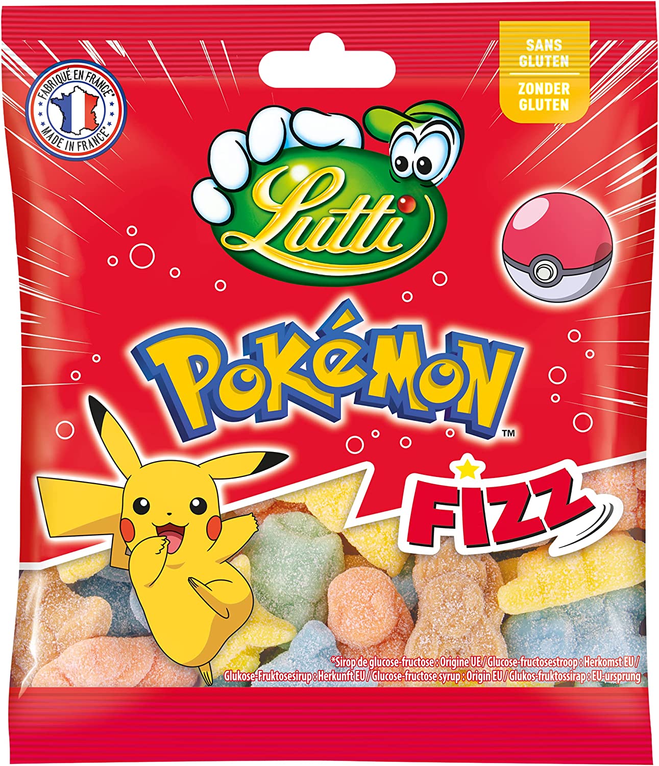 Lutti Pokemon Fizz – 100g