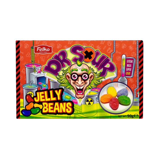 Dr Sour Jelly Beans - 90g - Theatre Box