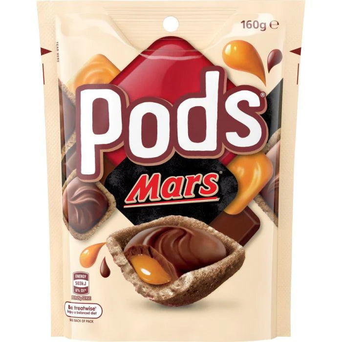 Mars Pods Chocolate Pouch (160g) Australia Import