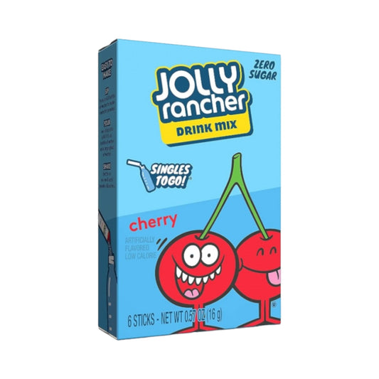 Jolly Rancher Singles To Go Drink Mix - Cherry Zero Sugar - 0.57oz (16g)