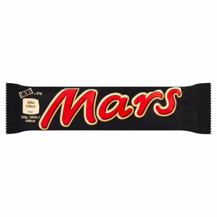 Mars Chocolate Bars - 51g
