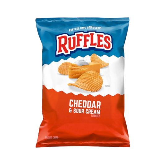 Ruffles Potato Chips Cheddar & Sour Cream - 6.5oz (184.2g)