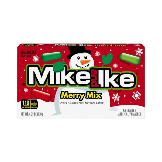 Mike And Ike Merry Mix - 4.25oz (120g) - Theater Box