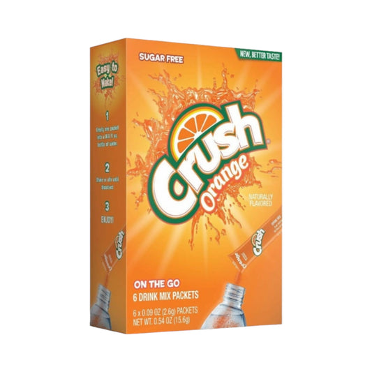 Crush - Singles To Go - Orange - 6 Pack - 0.54oz (15.6g)