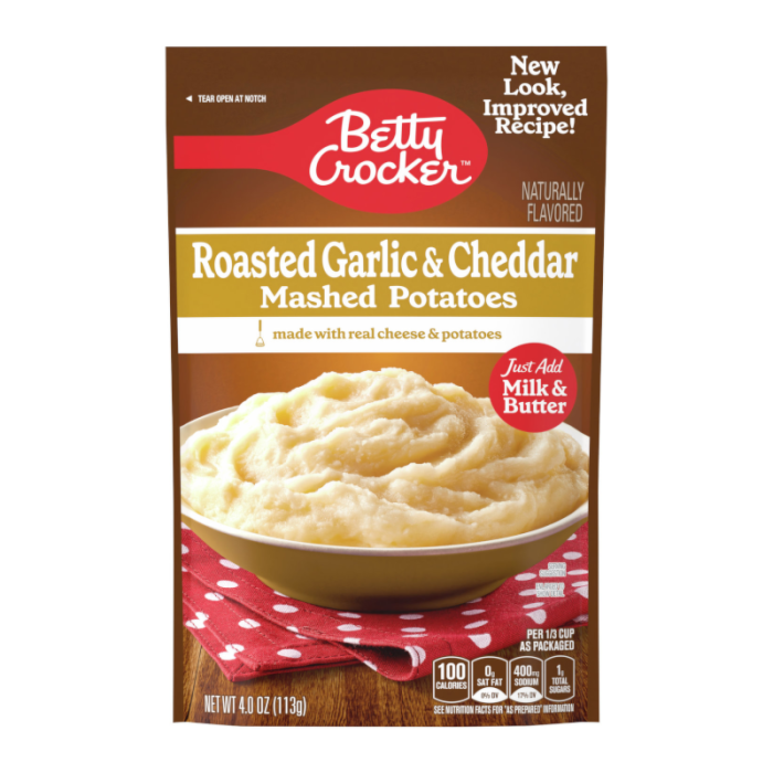 Betty Crocker Roasted Garlic Mashed Potatoes - 4oz (113g)