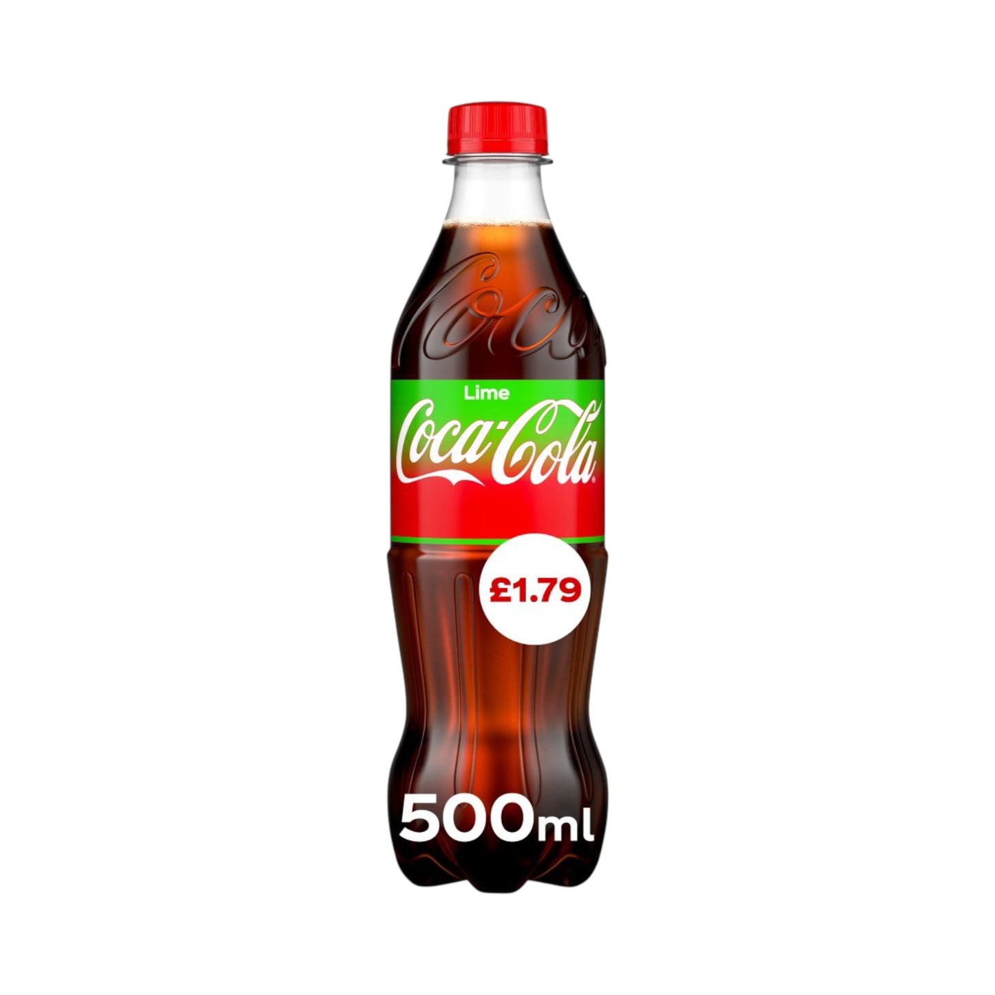 Coca Cola Lime Coke - 500ml Bottle (PMP £1.79)