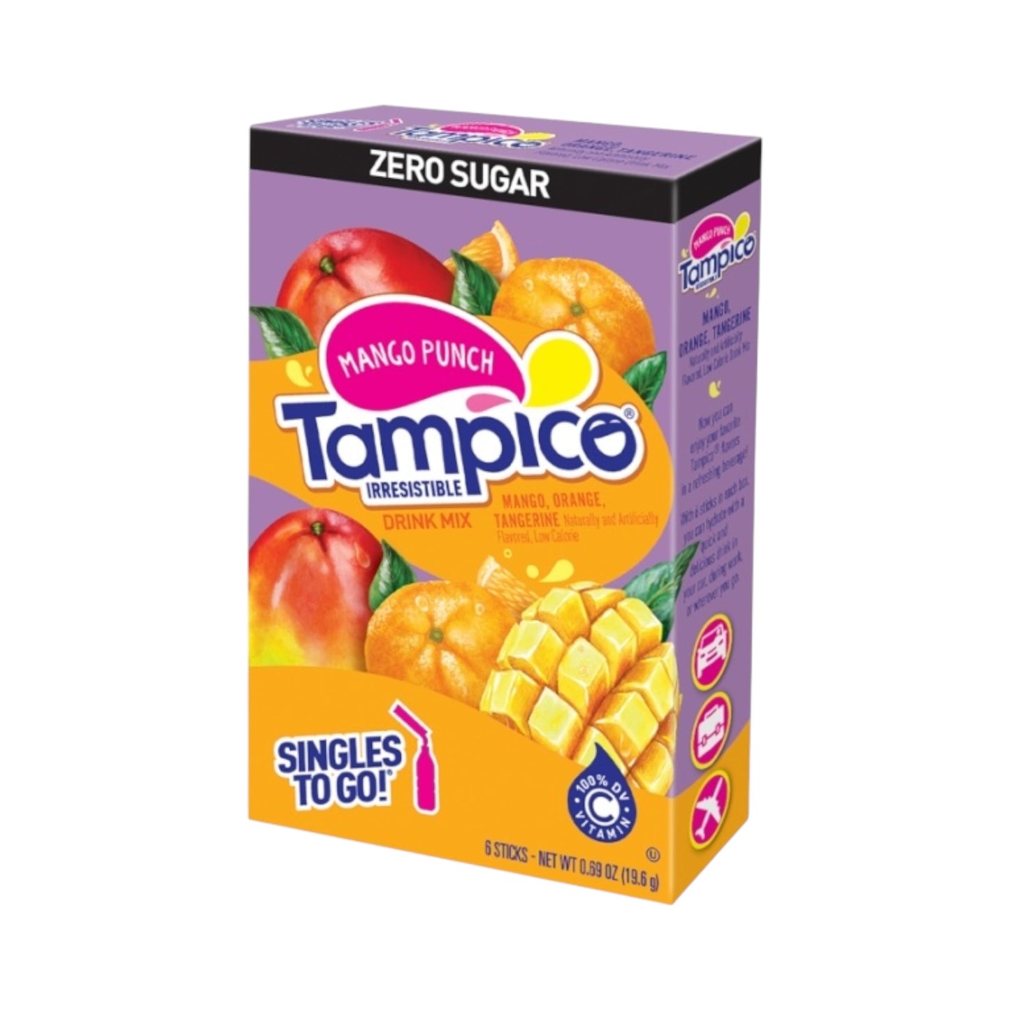 Tampico Singles To Go Mango Punch 6-Pack - 0.69oz (19.6g)