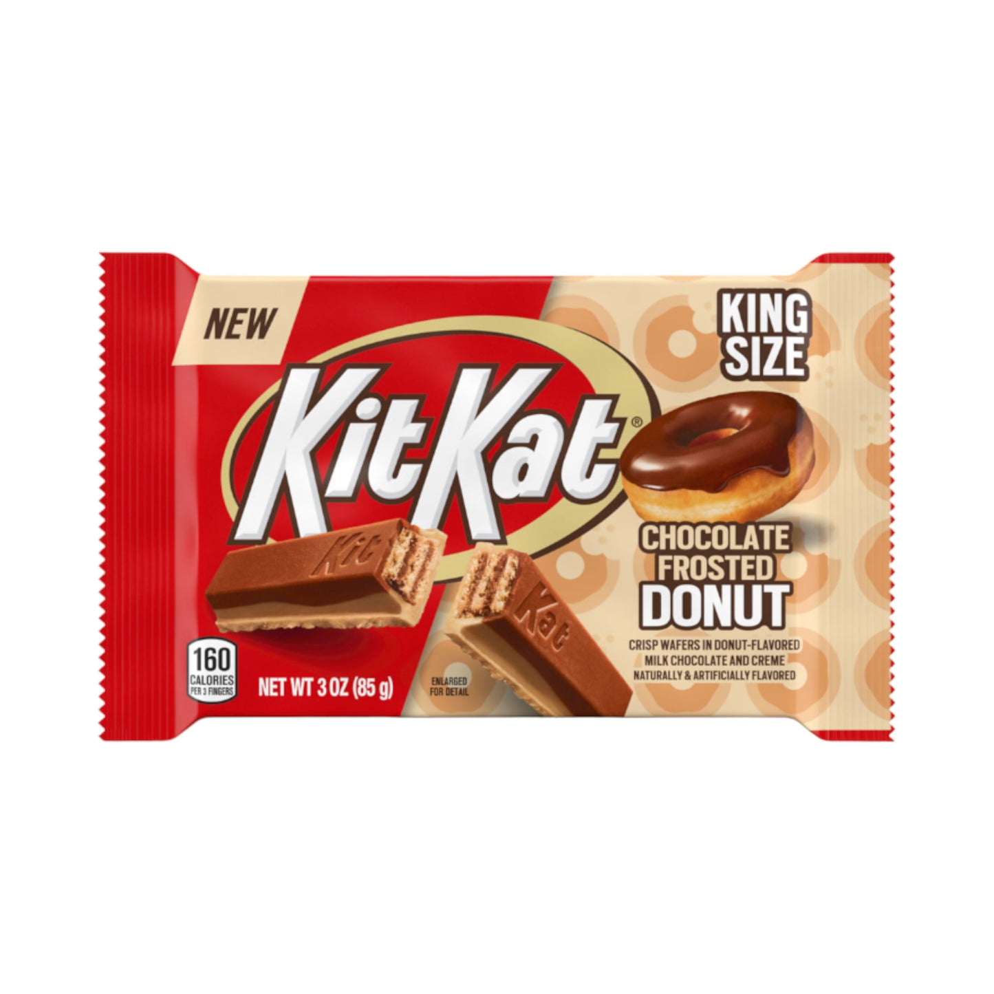 Kit Kat Chocolate Frosted Donut KING SIZE 3oz (85g)