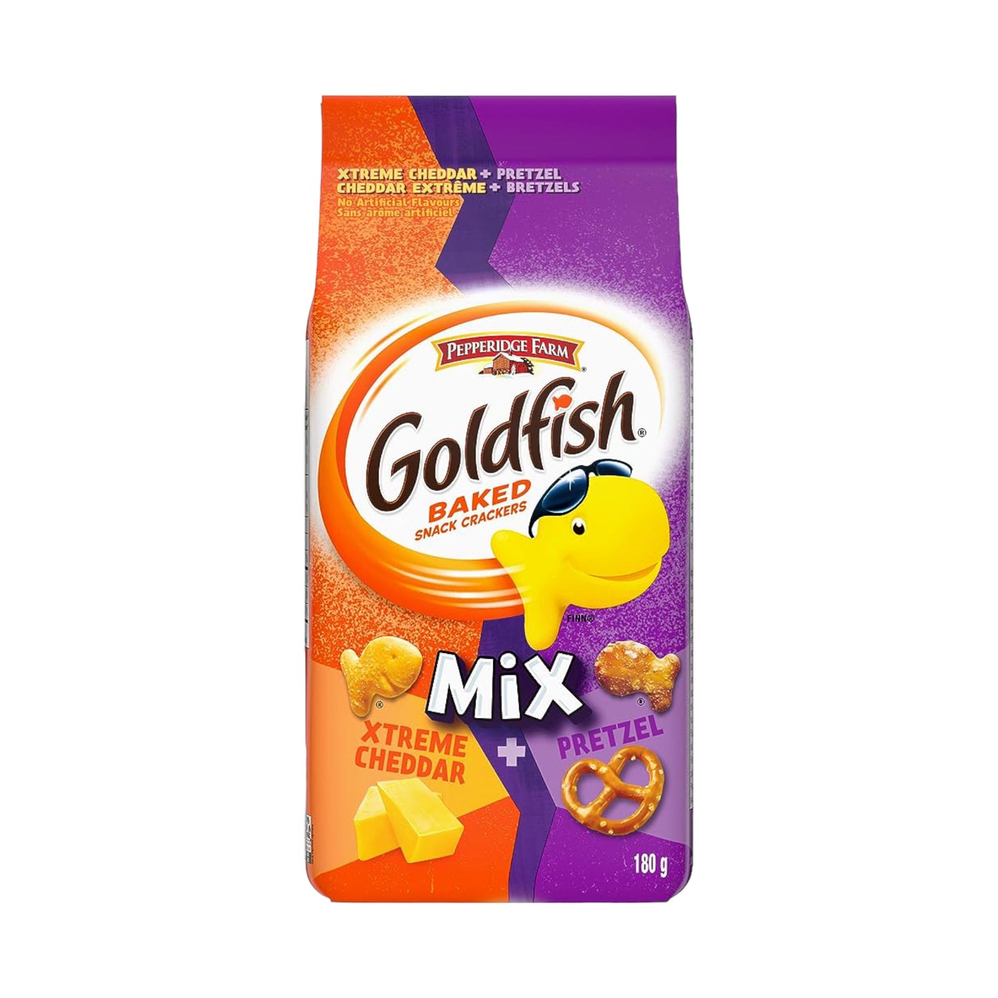 Goldfish Mix - Xtreme Cheddar and Pretzel - 180g[Canadian]