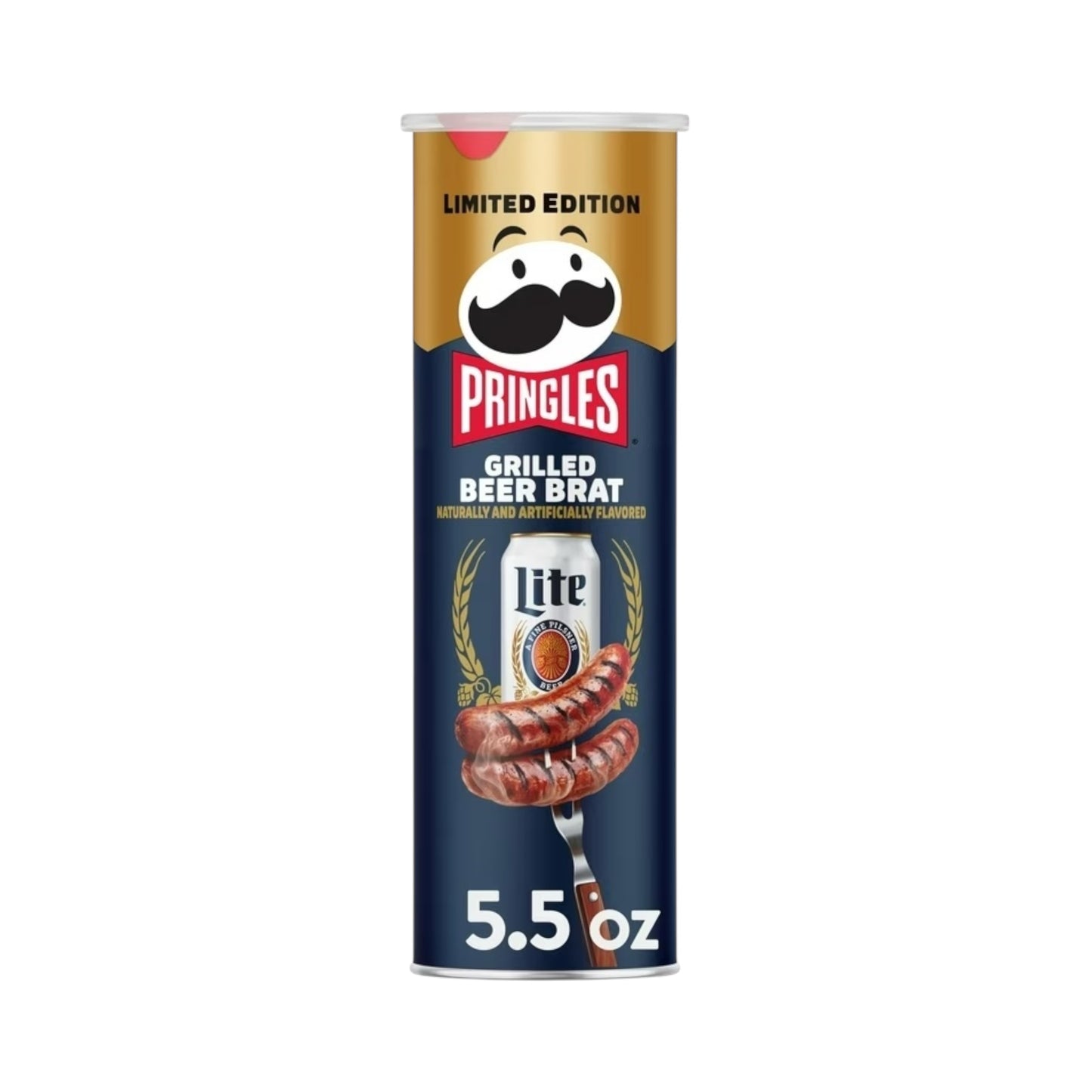 Pringles Miller Lite Beer Brat - 156g [Canadian]