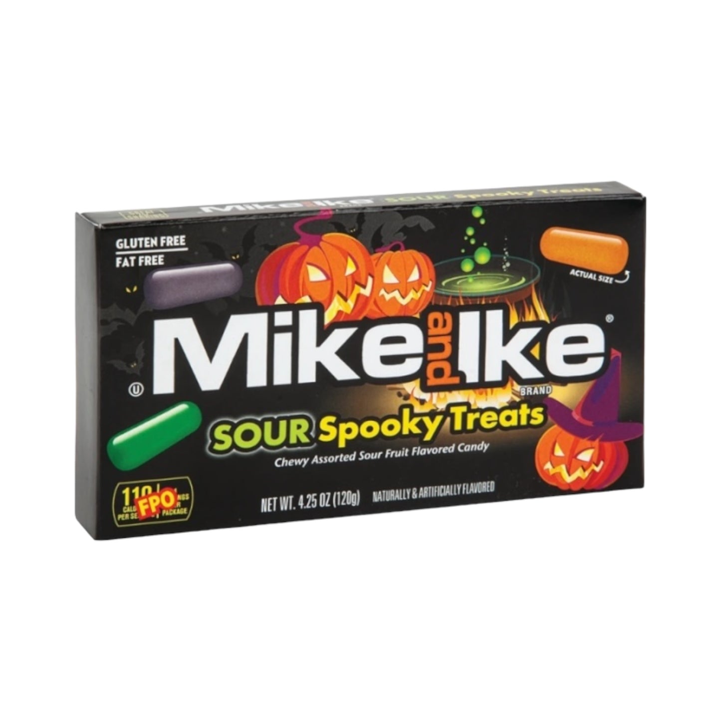 Mike And Ike Sour Spooky Treats - 4.25oz (120g) - Theatre Box