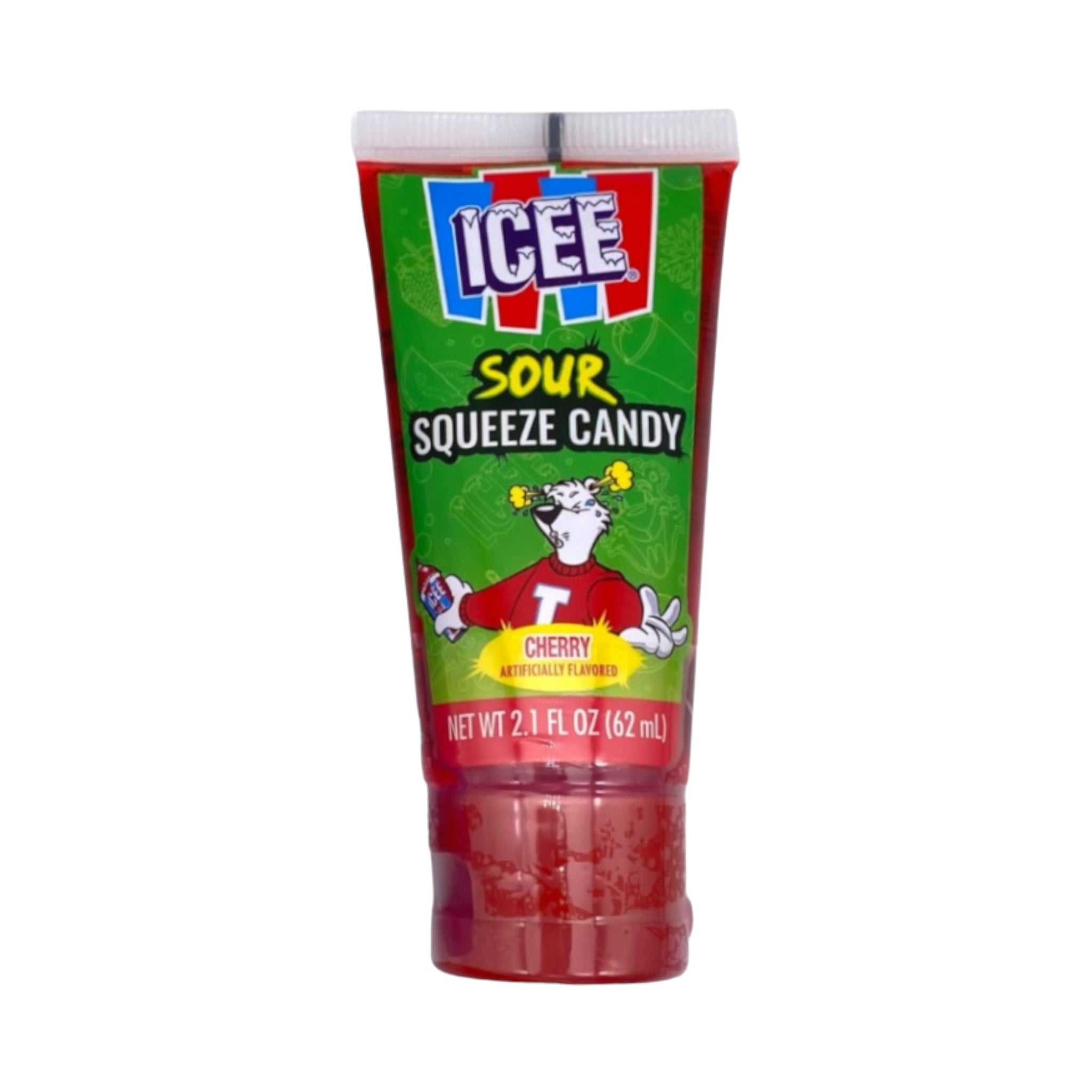 ICEE Sour Cherry Squeeze Candy - 2.1floz (62ml) – USA Bites