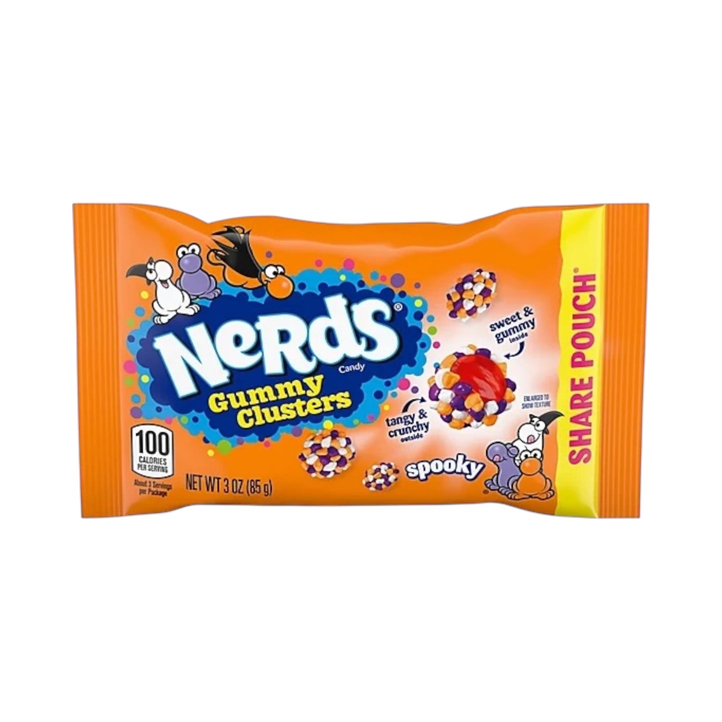 Nerds Gummy Clusters Spooky Share Pouch - 3oz (85g)