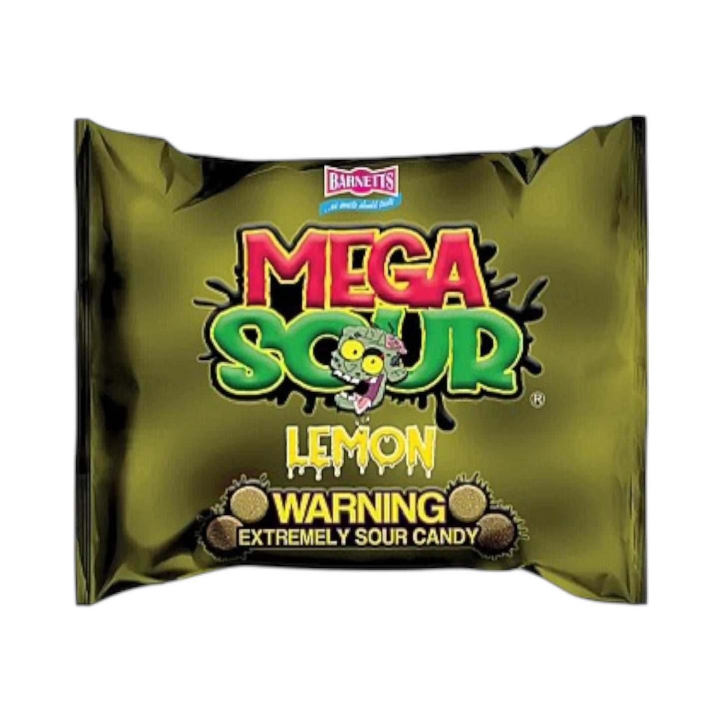 Barnetts Mega Sour Lemon - 104g