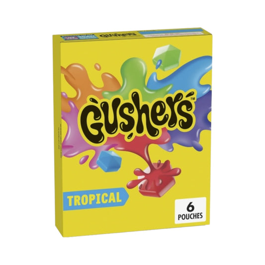 Betty Crocker Fruit Gushers Tropical Flavors - 4.8oz (136g)