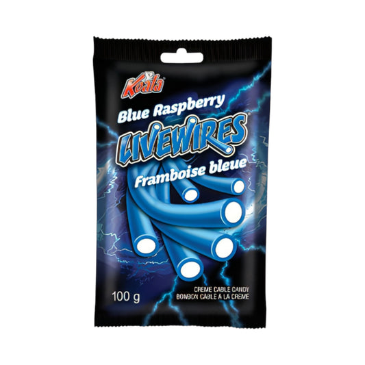 Livewires Cream Cables Blue Raspberry - 100g [Canadian]