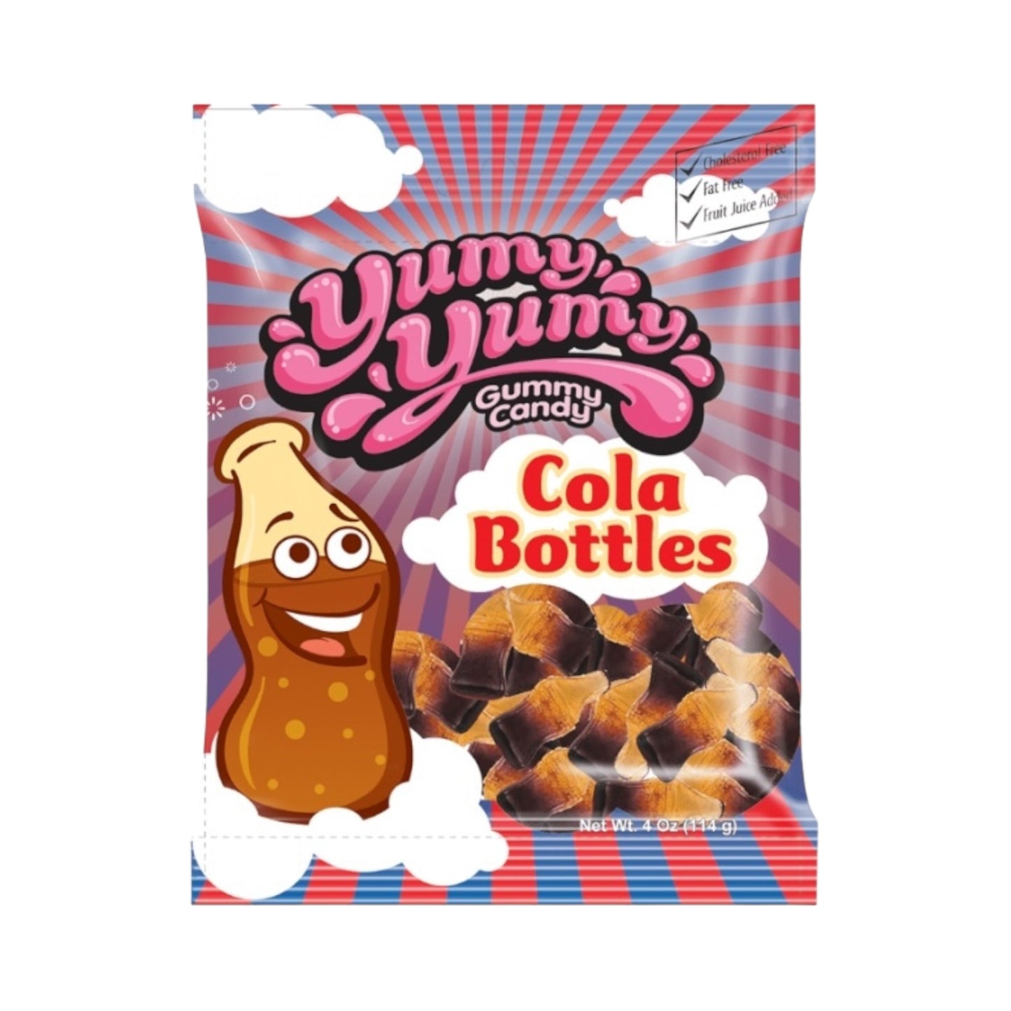 Yumy Yumy Gummy Candy Cola Bottles - 4oz (114g)