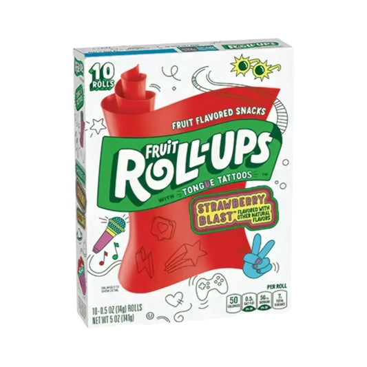 Betty Crocker Fruit Roll-ups Strawberry Blast - 5oz (141g)