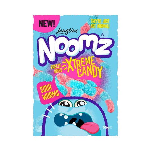 Noomz Freeze Dried Sour Worms - 110g