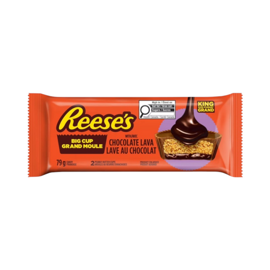 Reese's Chocolate Lava Big Cup King Size - 79g [Canadian]