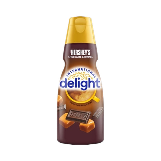 International Delight HERSHEY’S Chocolate Caramel Coffee Creamer - 32oz (946ml)