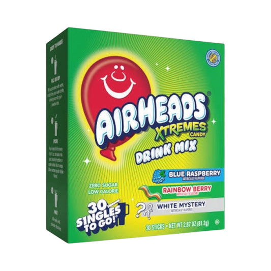 Airheads Xtreme Variety Pack Singles to Go Drink Mix 30ct - 2.87oz (81.2g)