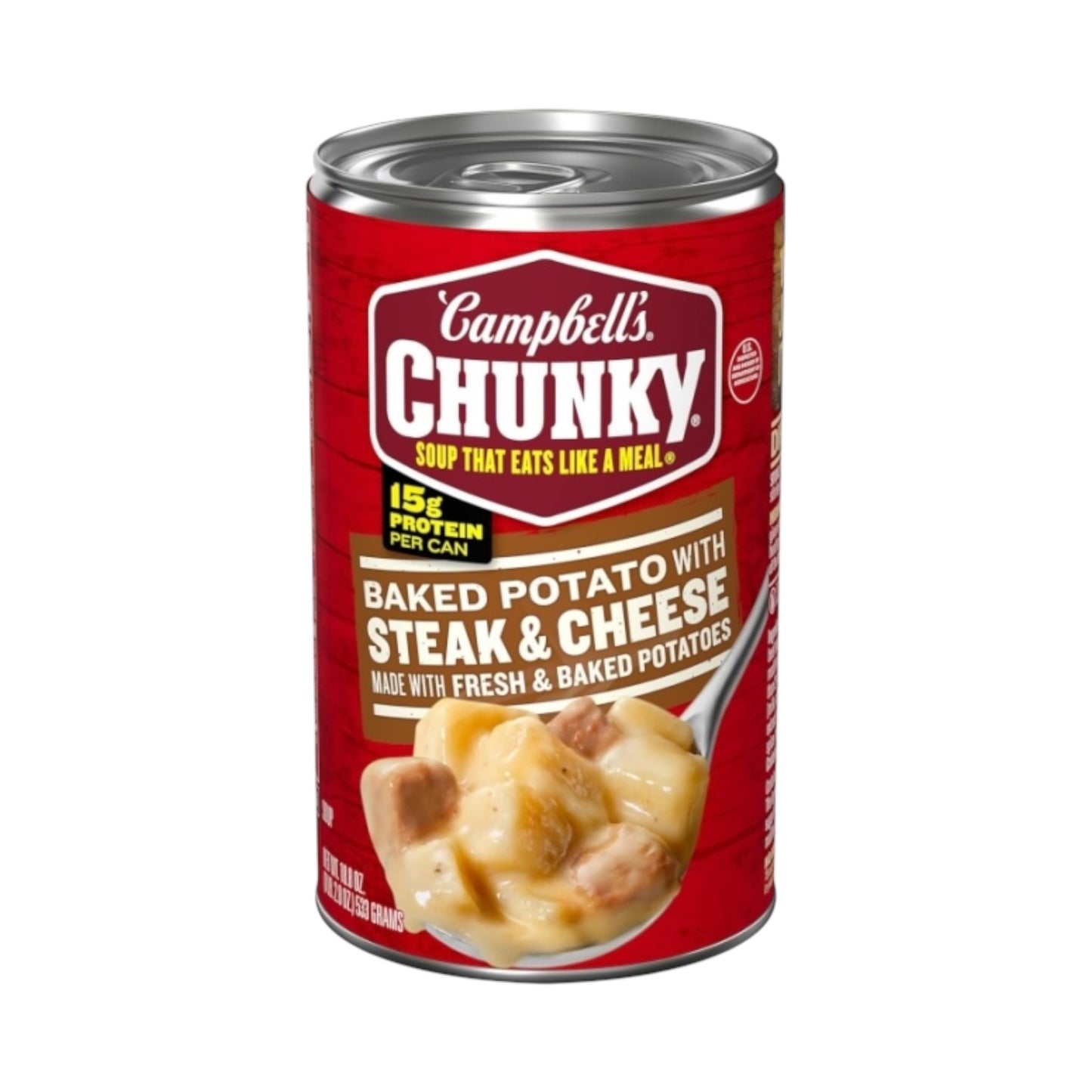 Campbell's Chunky Baked Potato with Steak & Cheese Soup - 18.8oz (533g)