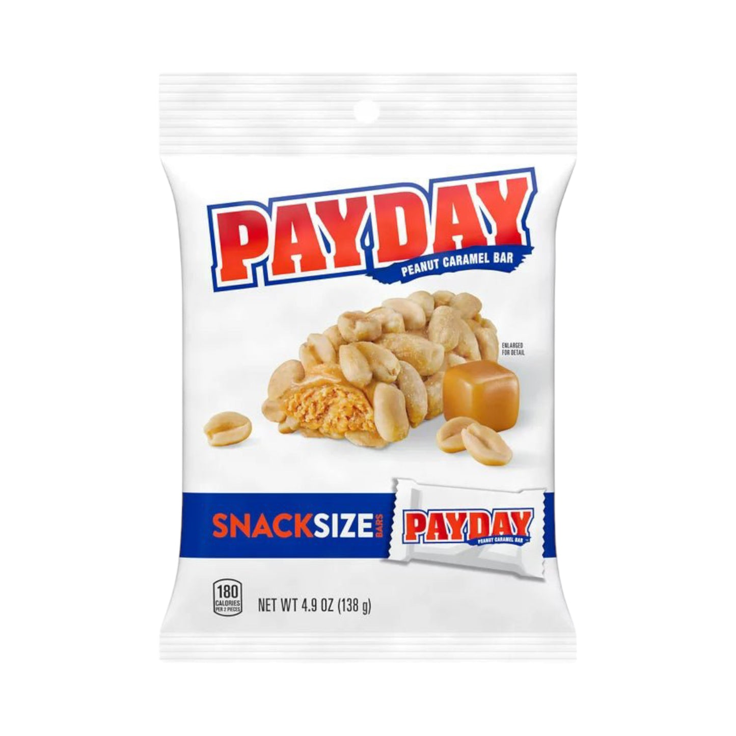 Payday Snack Size Peg Bag  4.90oz (138g)