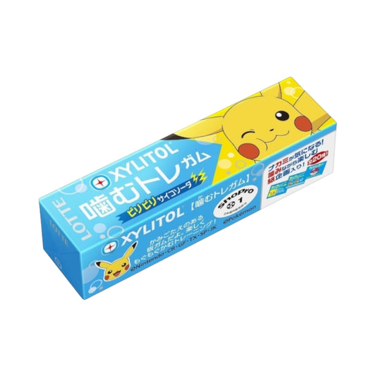 Lotte Xylitol Chew-Train Biribiri Psycho Soda Gum - 26g [Japan]