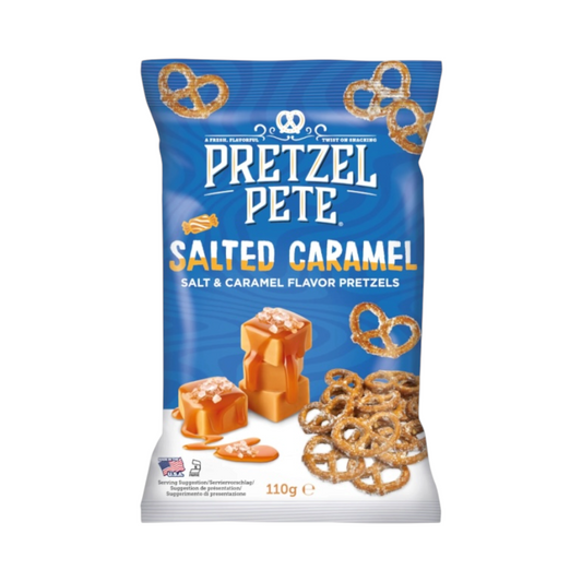Pretzel Pete Pieces Salted Caramel Mini Twists - 110g