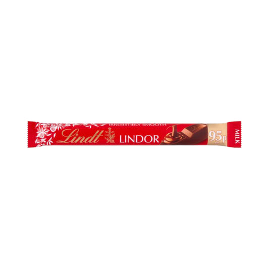 Lindt Lindor Milk Chocolate Bar - 38g - (PMP 95p)