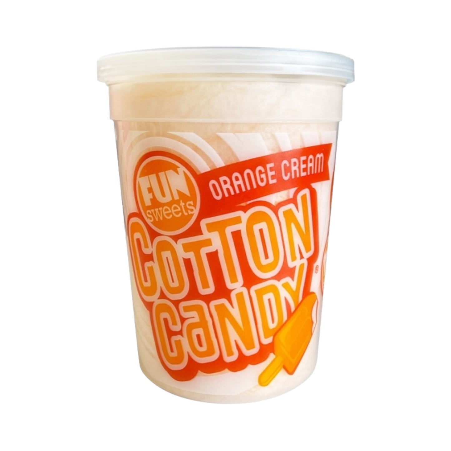 Fun Sweets Orange Cream Cotton Candy - 2oz (56g)